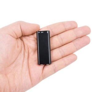 Digital Voice Recorder With Inbuilt Playback & MP3 Player (8GB, Black)