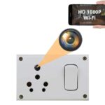 Security Switch Board Socket , 4K Audio Video Recorder, Day Vision 32GB Inbuilt