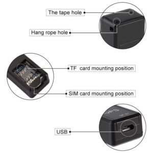 GF07 Mini Car GPS Tracker GPS GSM/GPRS Tracking Locator Device Sound Recording Device (1 Year Warranty )
