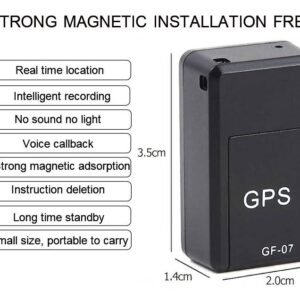 GF07 Mini Car GPS Tracker GPS GSM/GPRS Tracking Locator Device Sound Recording Device (1 Year Warranty )