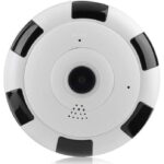 V380 360 Degree Fisheye Vision Panoramic CCTV Security Camera (White)