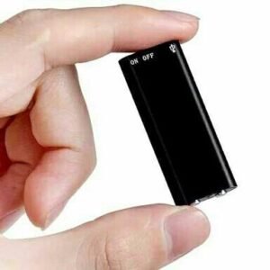 Digital Voice Recorder With Inbuilt Playback & MP3 Player (8GB, Black)