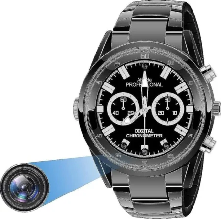 Wrist Watch Ultra Hd Camera 1920px 1080px Video and Audio Recording