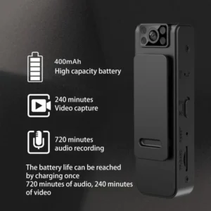 High-definition night vision Action camera MINI DV recording and video field law enforcement recorder
