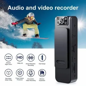 High-definition night vision Action camera MINI DV recording and video field law enforcement recorder