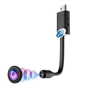 HD Mini WiFi USB Portable Camera Real-time Surveillance IP Camera Wireless Auido Home Motion Detection Camera Security Camera  (32 GB, 1 Channel)