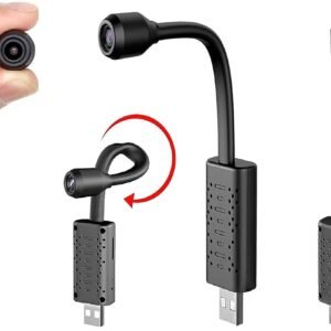 HD Mini WiFi USB Portable Camera Real-time Surveillance IP Camera Wireless Auido Home Motion Detection Camera Security Camera  (32 GB, 1 Channel)