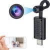 HD Mini WiFi USB Portable Camera Real-time Surveillance IP Camera Wireless Auido Home Motion Detection Camera Security Camera  (32 GB, 1 Channel)
