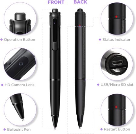 Full HD Body Cam with Loop Recording Portable Pocket