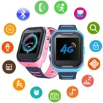 4G Kids Smart Watch GPS Wifi IPX7 Waterproof 650MaH Big Battery 1.44 Inch Display Camera