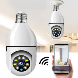 HomeShopWi-Fi Ip Camera360 Light Bulb Wireless IP WiFi Camera, Bulb Camera 360 1080p WiFi Auto Rotation Fish Eye 360 Degree Panoramic Mini Lamp IR CCTV 1080p Home Security… 360 Light Bulb Wireless IP WiFi Camera, Bulb Camera 360 1080p WiFi Auto Rotation Fish Eye 360 Degree Panoramic Mini Lamp IR CCTV 1080p Home Security…