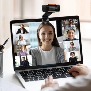 Digital Zoom Web Camera (HD) with 5P Lens, Built-in Microphone,