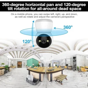 Pet Camera with Phone App, WiFi 2.4GHz/5G Home Security Camera Pan Tilt with Night Vision, 24/7, 2-Way Talk, Motion Detection for Dog/Baby Monitor/Elder