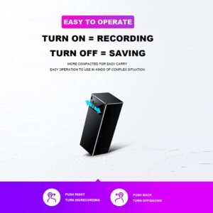 32GB High Voice Recorder with the Longest Battery Life, Continuous Recording up to 15 Days with Single Charge, MP3 Audio Records for Home/Office/Class/Interviews/Car