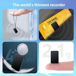 32GB Voice Recorder, Audio Voice Recorder with 40 Hours Battery Time and 450 Hours Recording Capacity, MP3 Digital Recorder for Lecture Interview Meeting Class