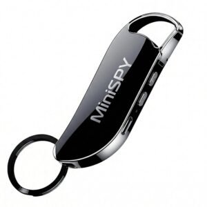 32GB Keychain Voice Recorder, Mini Audio Recorder with Playback Earphone, Small 24 Hours Recording Time Voice Activated Recorder,