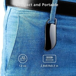 32GB Keychain Voice Recorder, Mini Audio Recorder with Playback Earphone, Small 24 Hours Recording Time Voice Activated Recorder,