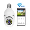 Home Security Camera Light Vision 24x7 Continuous Recording with Motion Sensor LED Lights